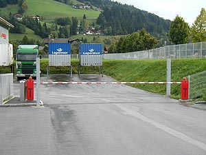 Schranken bei der Firma Atomic in Altenmarkt