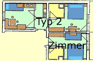 Lageplan Ferienwohnung 2